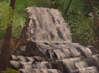 Chet Shinaman - Chet's Art [Laurel Falls Cascading Waterfall]
