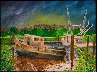 Chet Shinaman - Chets Art [Mayport Discarded Shrimper]